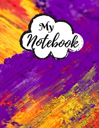 My Notebook: Kindergarten Handwriting Paper Notebook With Lines for ABC Kids - 120 Pages - Large (8.5 x 11 inches) - Premium Painting Cover (Vol.24)