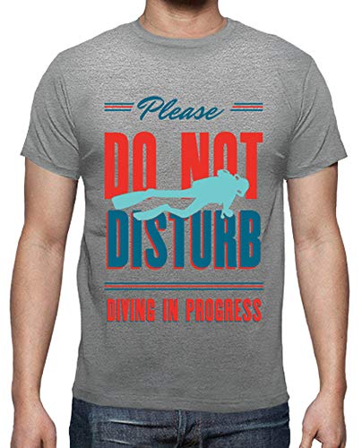 latostadora - Camiseta Buceo en Curso para Hombre Gris vigoré 3XL