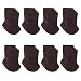 Cuccu 32pcs Chair Leg Socks-Knitting Wool Furniture Feet Socks/ Chair Leg Floor Protector/ Furniture Pads(Brown)