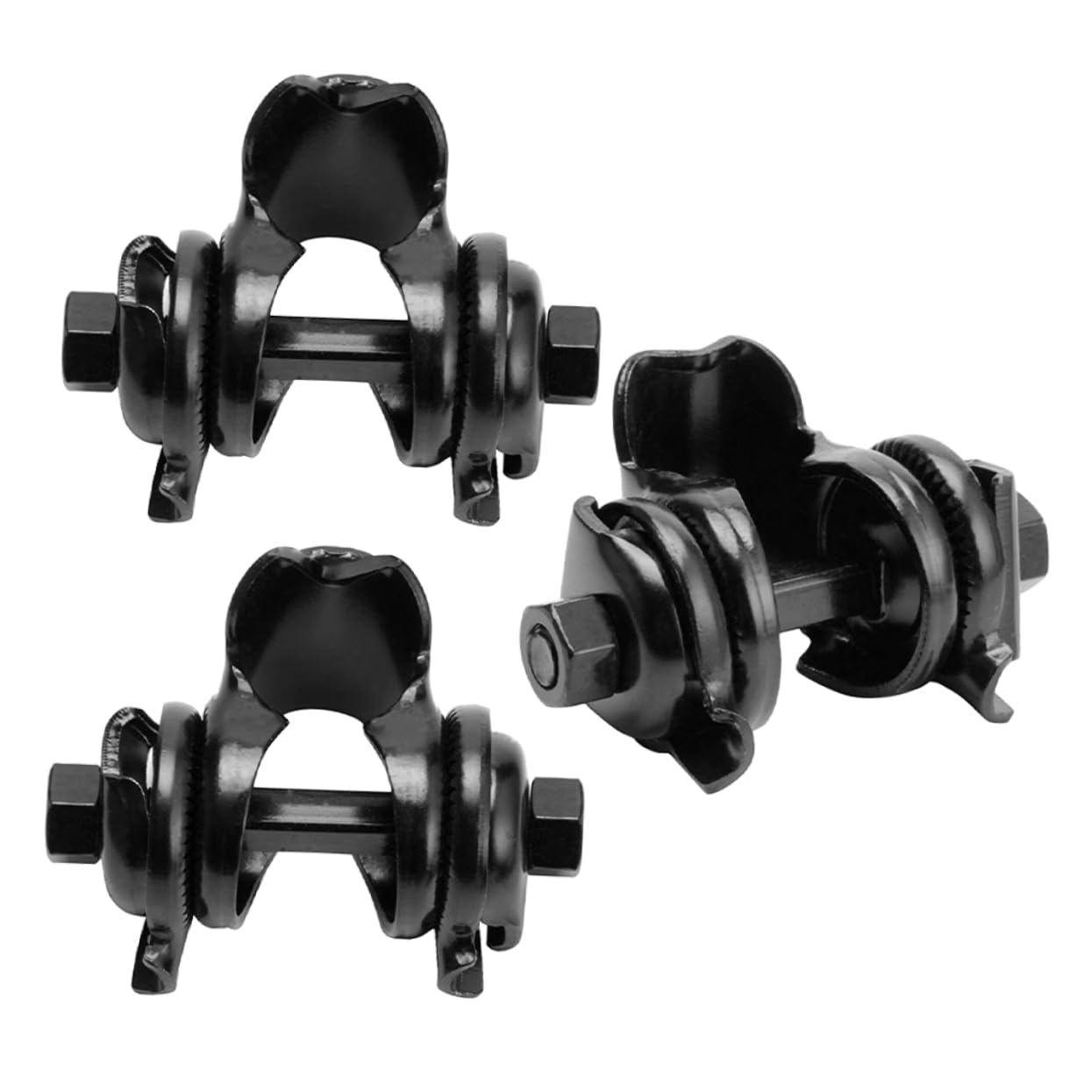GOOHOCHY 3pcs Adjustable Aluminum Alloy Bike Seatpost Clamp Quick Release Saddle Adapter for Mountain and Road Bikes Enhanced Stability Cycling Accessories