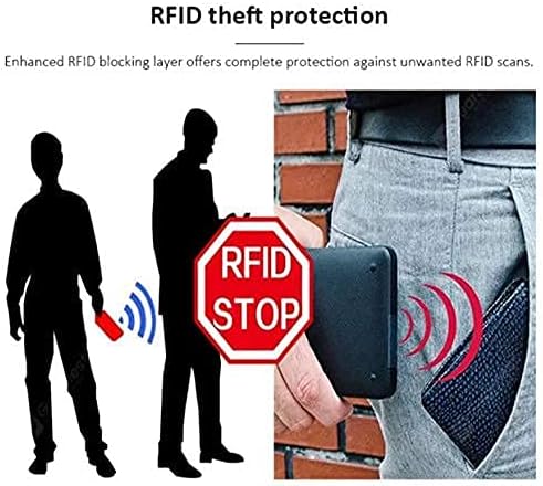 Miniatura 7 de Leatherboss - Cartera de piel con doble cremallera con seguridad RFID