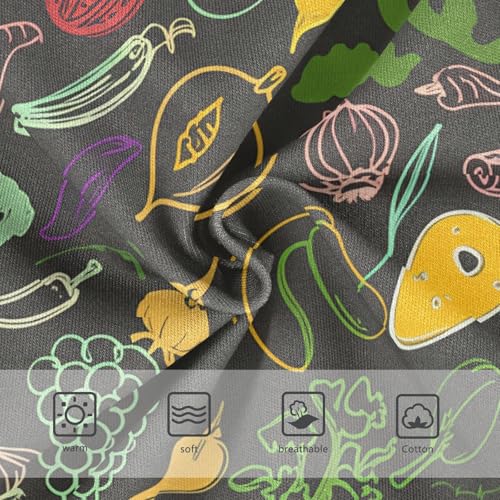 Colorful Line Drawings Fruits Toddler Girls's Underwear 2T 202c12213