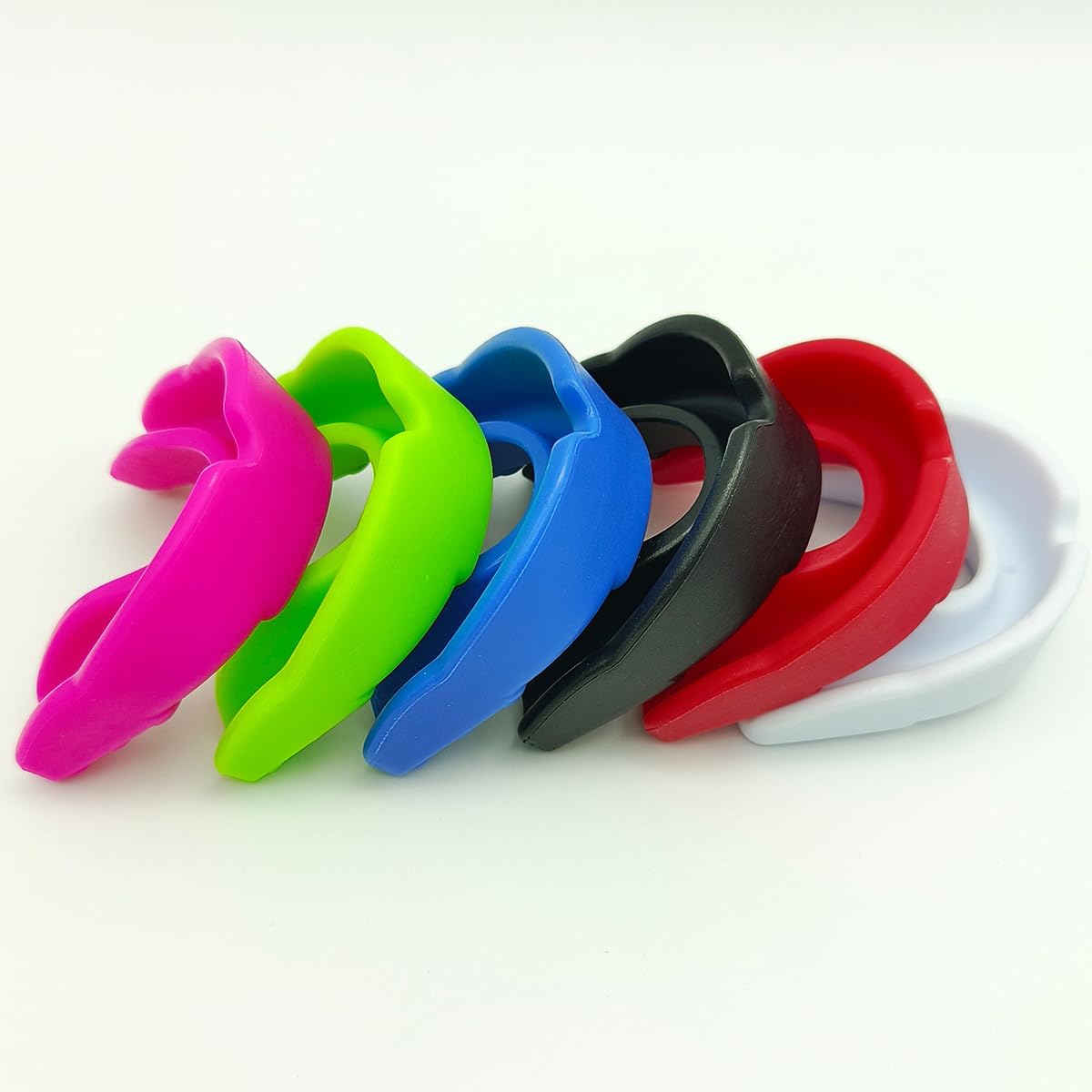 10 Pack Sports Mouth Guard - EVA Reusable Teeth Protector for Boxing, MMA, Rugby & Sports Training (Pink)