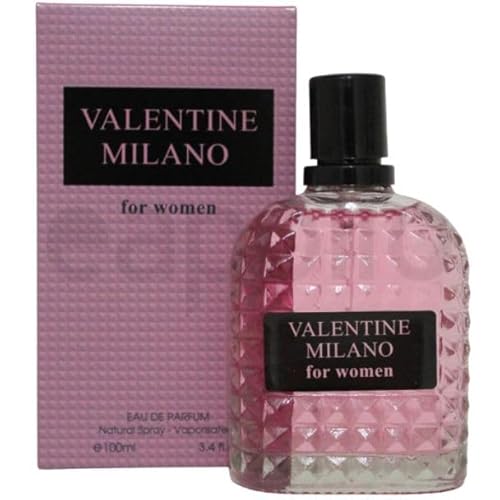 Valentine Milano Women’s Perfume 100ml Eau de Parfum – Long Lasting Floral Fruity Oriental Fragrance for Her