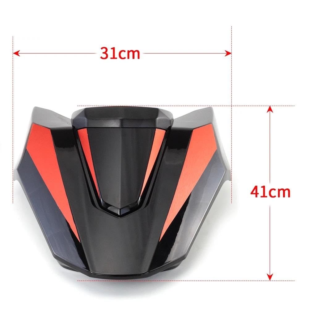 Moto Carenatura Cappuccio Copertura Sede Posteriore per CB650R per CBR650R 2019 2020 per CB CBR 650R CB650 Coda Carenatura Cappuccio Sedile Passeggero Cowl Fodere per sedili Moto(Blu)