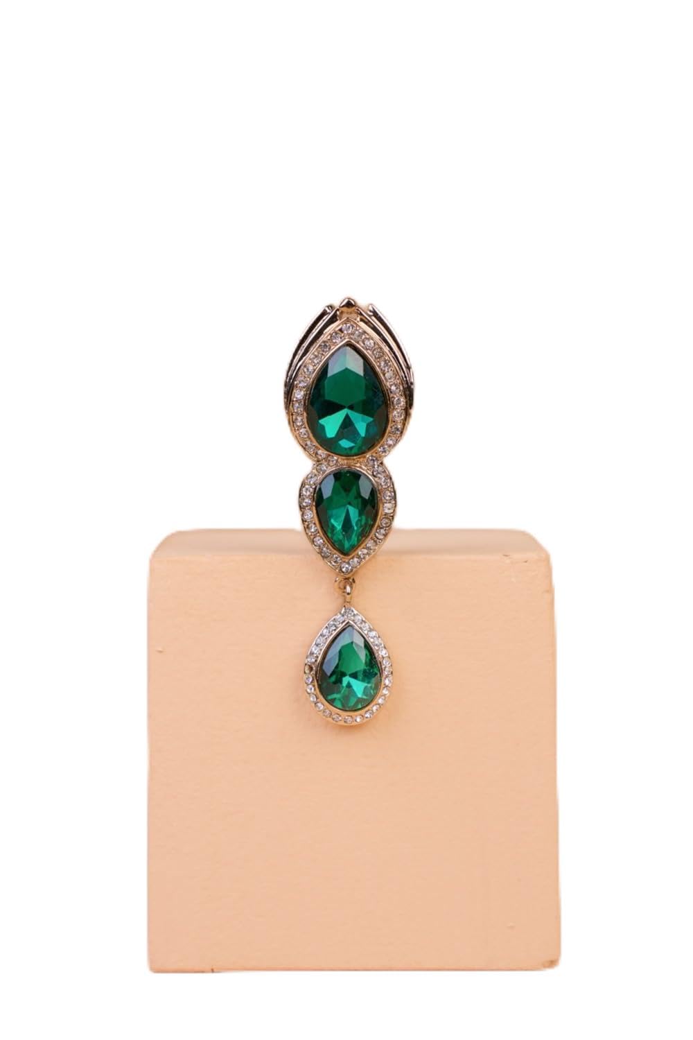 Dark Green Classic Brooch-image-21