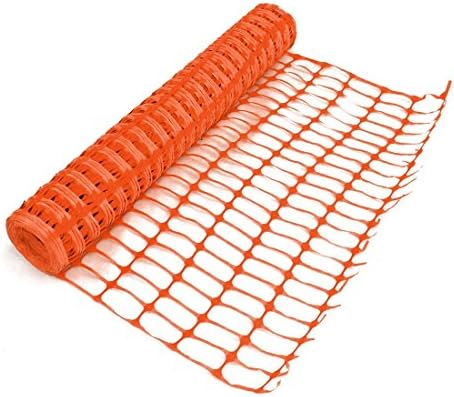 Oypla Heavy Duty Orange Safety Barrier Mesh Fencing 1mtr x 15mtr