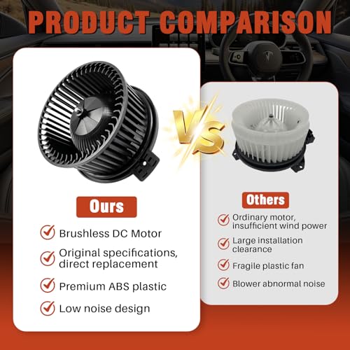 Image of AC Heater Blower Motor with Fan 700227 Fit for Mazda CX-7 2009-2012, Replaces for EG2261B10, MA3126107