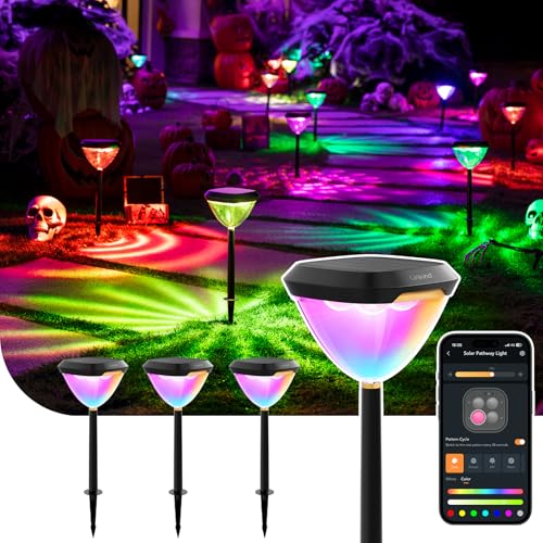 Linkind Smart Solar Pathway Lights SP6, in-App Pattern Switching Solar