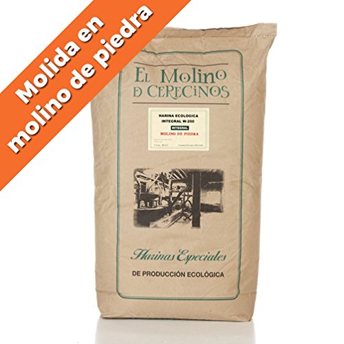 Harina de Trigo Ecológica Integral W-200 MOLINO DE PIEDRA 25 kg