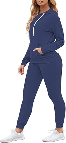 Miniatura 9 de Fixmatti - Sudadera deportiva con capucha y bolsillo frontal para mujer 2 unidades