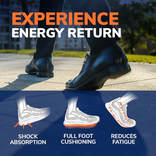 Dr. Scholl’S Advanced Pain Relief Insoles For Men & Women, Heavy Duty Orthotics Inserts For Work Shoes & Boots, Plantar Fasciitis & Arch Support, Shock-Absorbing, Supports Up To 150Kg, D Uk 6.5-7 - 4