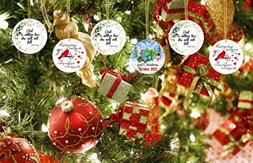First Christmas Tree Retired Ornament 2023 Retirement Gifts For Women Men (Ceramic 3.5") #TOP3