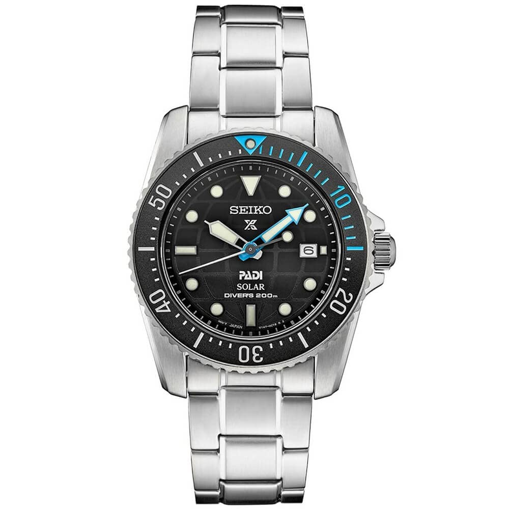 SeikoSEIKO Solar Dive Watch for Men - Prospex Collection - LumiBrite Hands - Water Resistant 200M