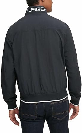 Tommy Hilfiger Men's Lightweight Varsity Softshell Bomber Jacket