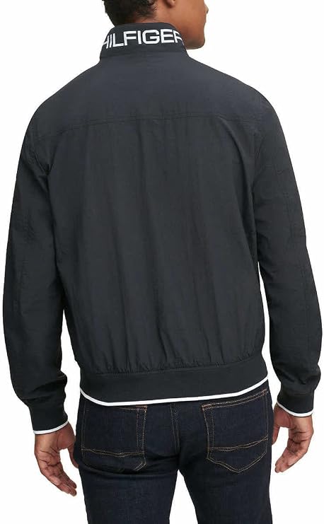 Tommy Hilfiger Men's Lightweight Varsity Softshell Bomber Jacket