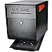 Mail Boss 7106 Curbside Steel Post Mount Security Locking Mailbox, Black, Extra Large