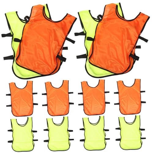 Chasubles de football lavables et respirantes lot de 12 gilets pour entraînement enfant