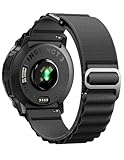 NotoCity Cinturino per Garmin Instinct 2X/2X Solar 50mm, 26mm Cinturino per Garmin Instinct 3 Solar/AMOLED 50mm, Nylon per Instinct 2X/3 Solar Tactial 50 mm Gancio a G Regolabile(Nero)