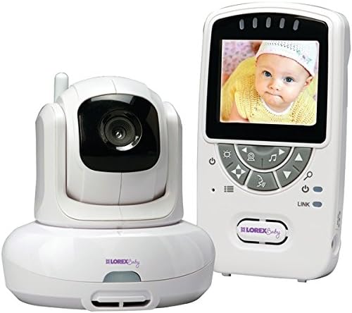 LOREX Baby Sweet Peep 2.4" Video Baby Monitor with Pan and Tilt Camera BB2425
