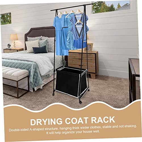 Support de séchage en métal pour chambre avec étagère multicouche et forte capacité de charge - 4