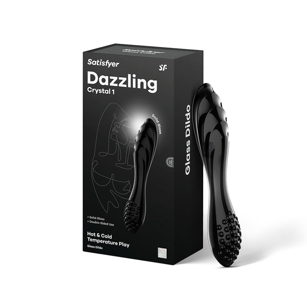 Satisfyer Dazzling Crystal 1 | G-Punkt-Dildo | Glasdildo | 22 cm | Sex Toys