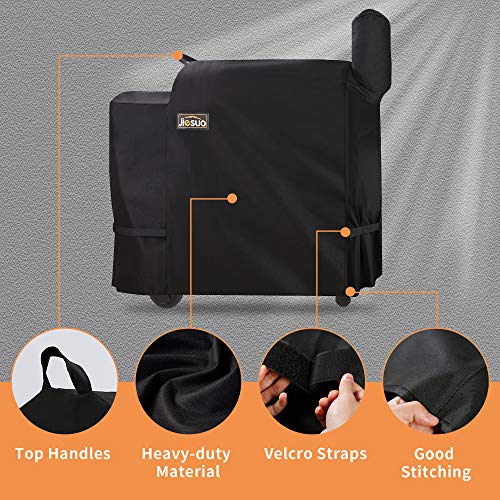 Jiesuo Grill Cover For Traeger 34, Grill Accessories For Traeger Pro 34 Series, Heavy Duty Waterproof Pellet Grill Smoker Cover #TOP2