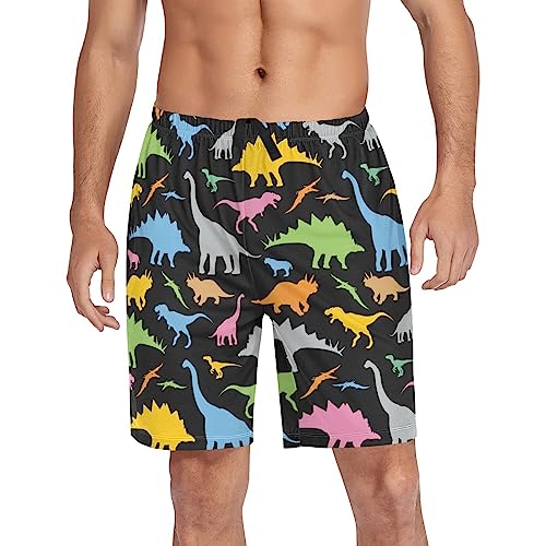 J JOYSAY Tie Dye Pajama shorts Mens Lounge Sleep Shorts Straight-Fit Men Pajama Bottoms with Drawstring Pockets