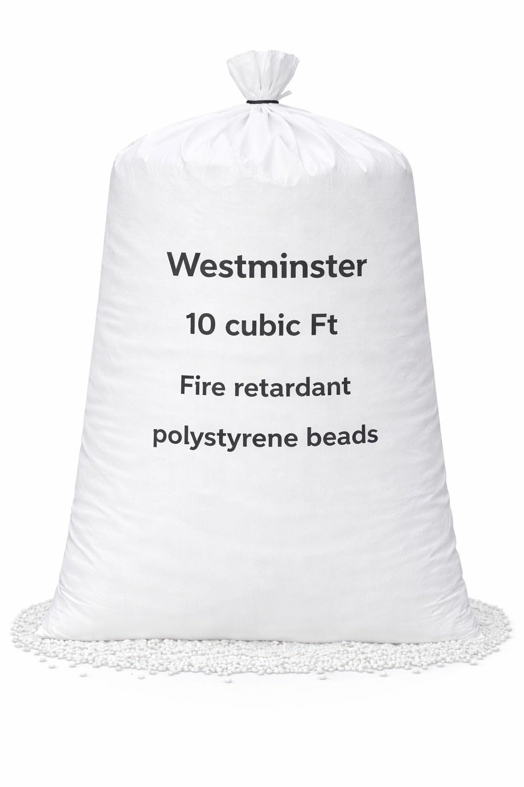 Bean Bag Filling Refill Booster Polystyrene Extra Beads Top Up Bag Beans Balls Various Sizes (10 Cubic Feet)
