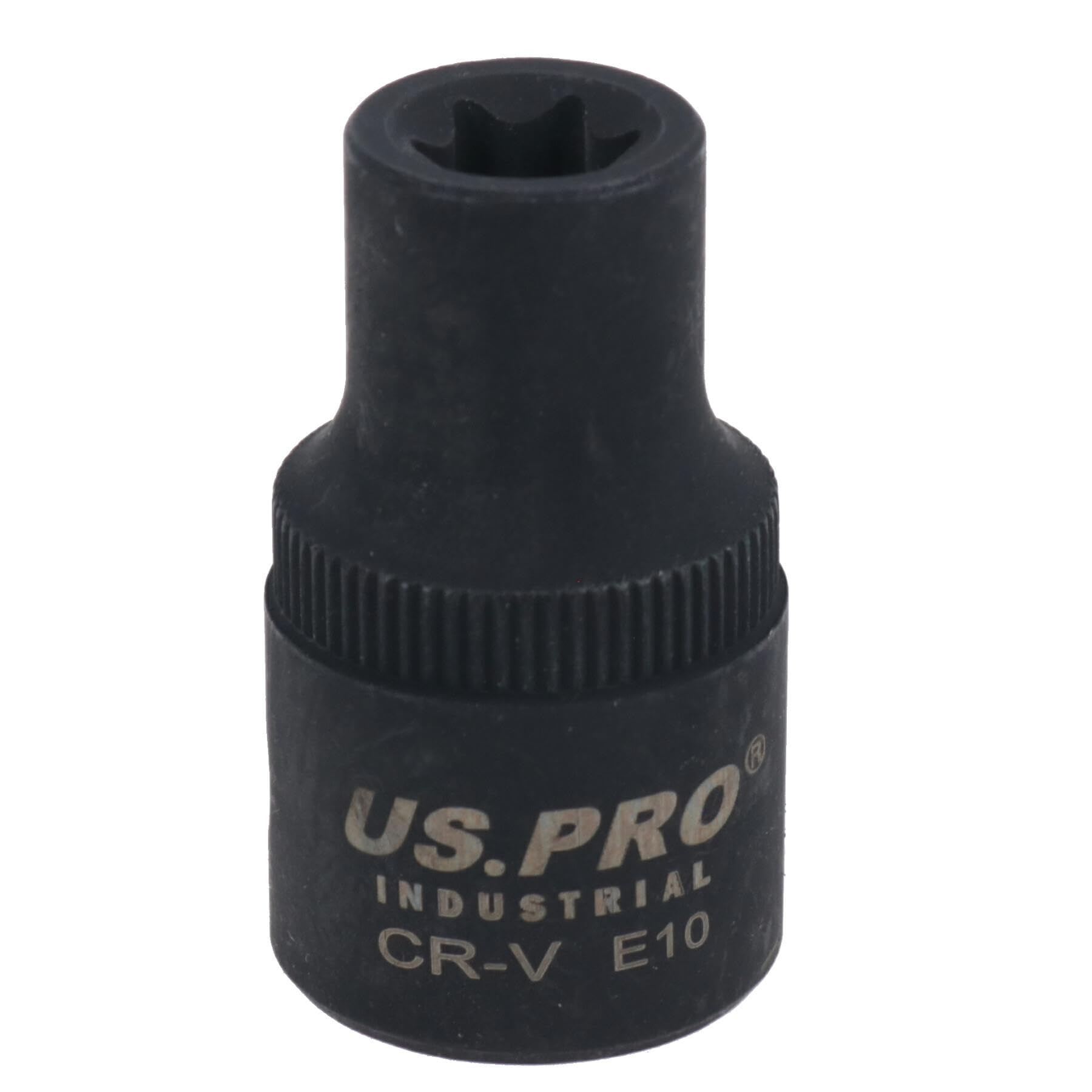 E10 Female Impacted Impact Torx Star E Socket 1/2in Drive Shallow