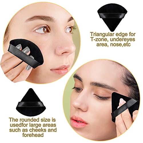 Smolouu 10Pcs Cosmetic Spatula Set, 6 Pieces Powder Puff Face Soft Makeup Puff With Acrylic Cosmetic Makeup Palette With Mixing Tray And Foundation Spatula, Makeup Spatula Korean #TOP6