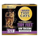 Purina Tidy Cats Performance Plus Tidy Feet Low Tracking Scented Clumping Multi Cat Litter with Clean Linen Scent - 22 lb. Box