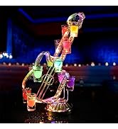 Amazon｜LYTDMSKY テキーラ 船 船型酒棚 24カップ 雰囲気作り LED酒