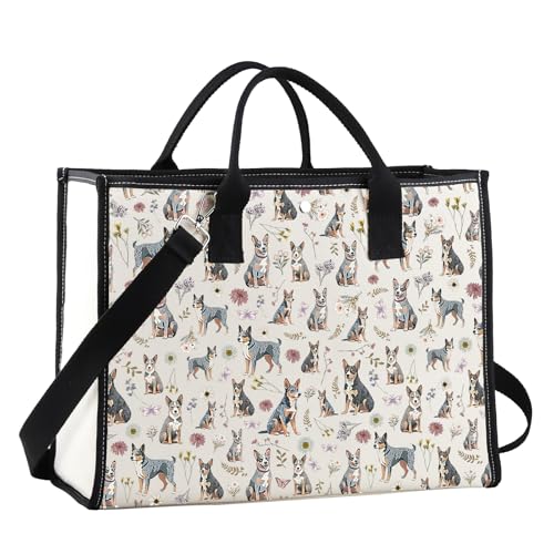 JNIAP Australian Cattle Dog Tote Bag Blue Heeler Gift