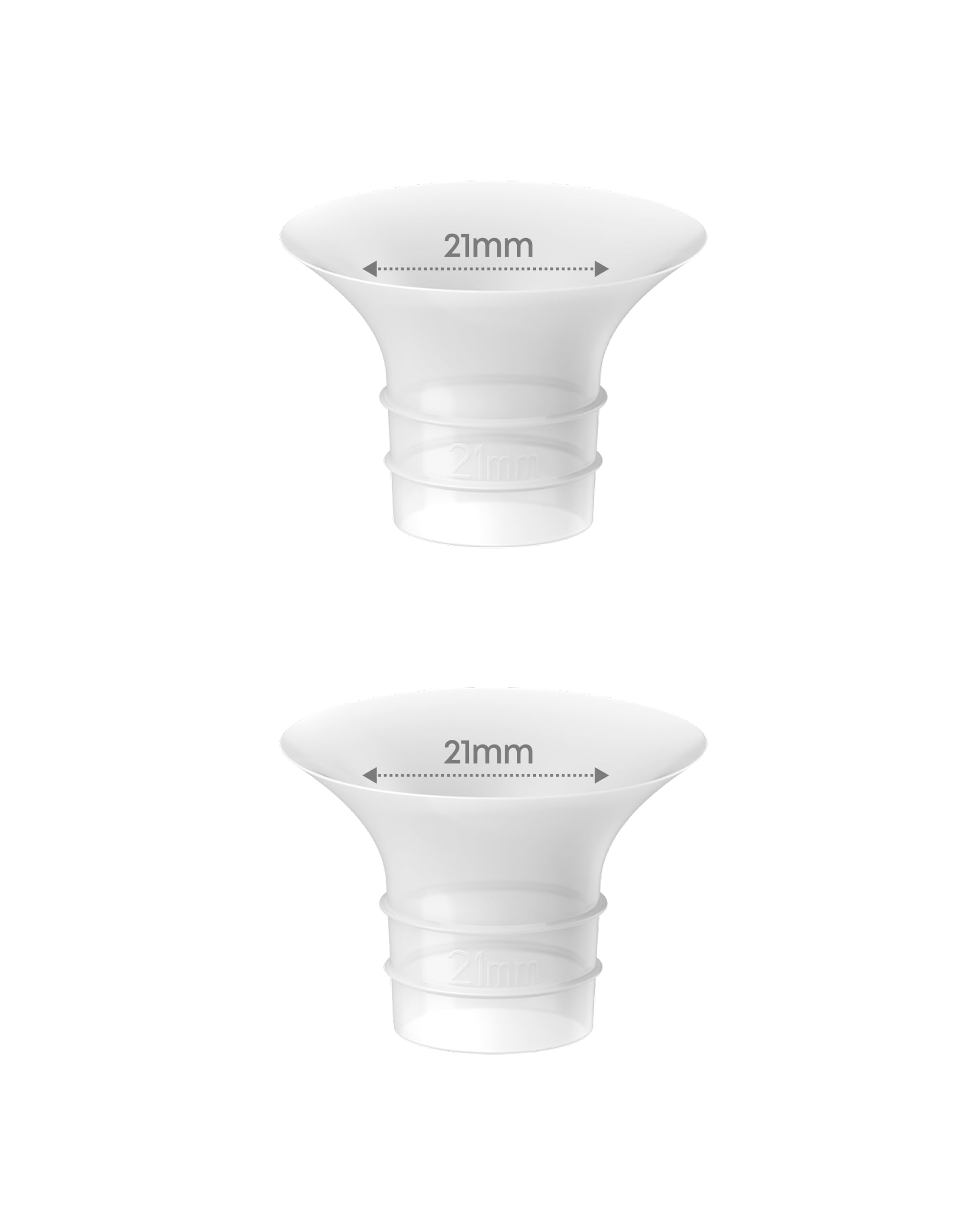 eufy Security Wearable Breast Pump S2/S2 Pro, 21mm Sizing Inserts (2-Pack)