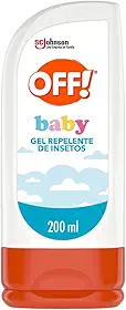 OFF! Baby Gel Repelente Infantil de Insetos e Mosquitos, Repelente Icaridina, 200g