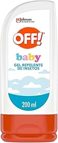 OFF! Baby Gel Repelente Infantil de Insetos e Mosquitos, Repelente Icaridina, 200g