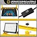 T-SUNiceM LED Work Light, 60W 6000LM Work Lights on Stand，LED Flood Light Outdoor 13ft Cord with Plug, 3 Modes, Magnetic Base, Hook Design Portable Work Light for Workshop, Garage, Construction Site