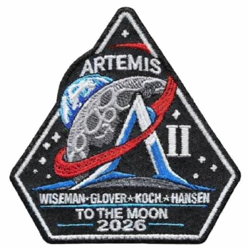 NASA Artemis II Mission to the Moon Embroidered Iron On Patch 3.5 inches