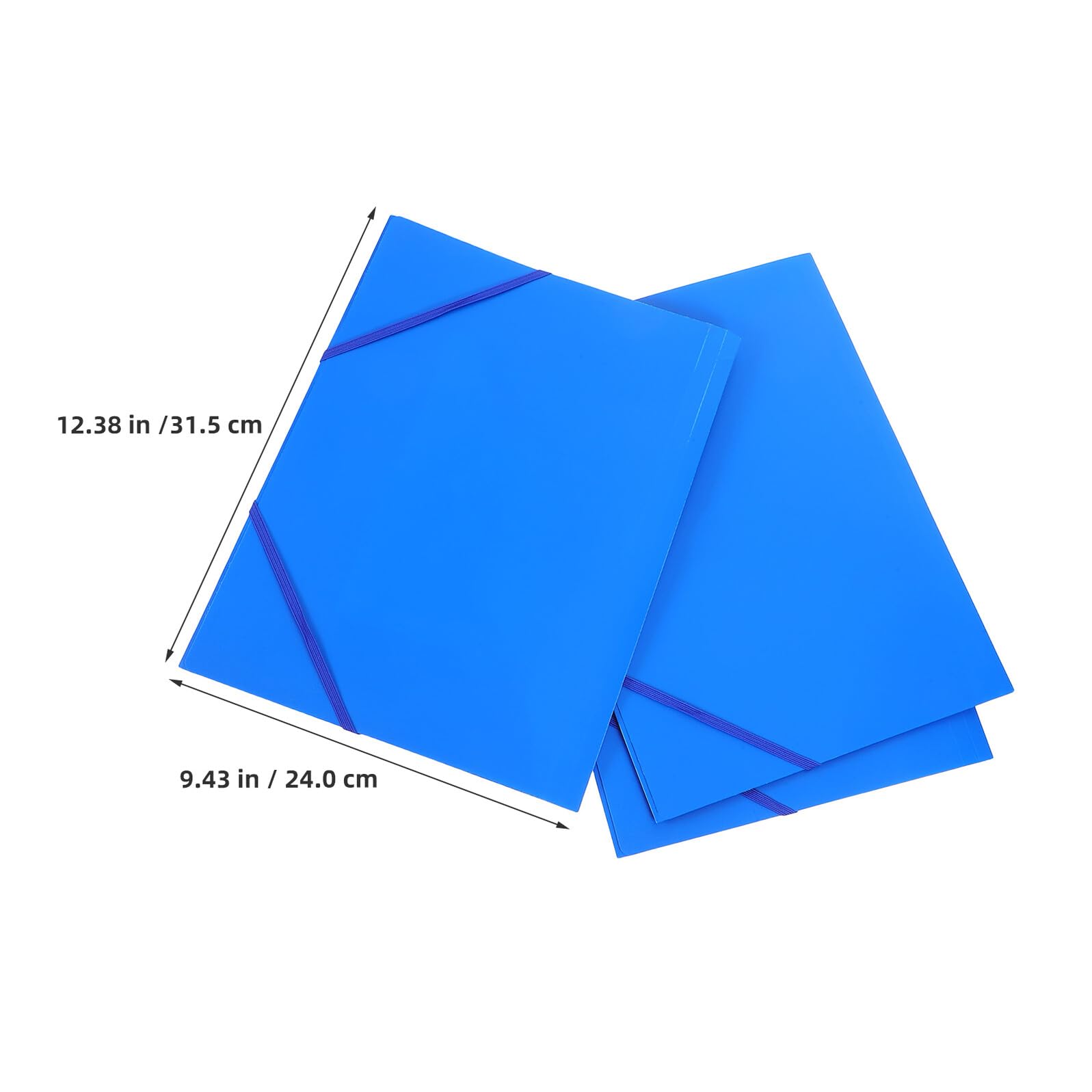 Homoyoyo Cartella Portadocumenti A4 con Chiusura Elastica Organizer Compatto in Plastica Antistrappo Set da 10 Pezzi per Scuola Ufficio e Viaggi Cartellina Pieghevole per Archiviazione