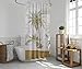 Avanti Linens Colony Palm72" x 72" Shower CurtainIvory, Green and Brown