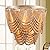 iMeshbean Large 25.5 inch Boho Chandelier Wood Beaded Chandelier Light Fixture Bohemia Draped Bead Chandelier Rustic Farmhouse Ceiling Light Fixture for Dinning Room Bedroom Living Room (Oak)