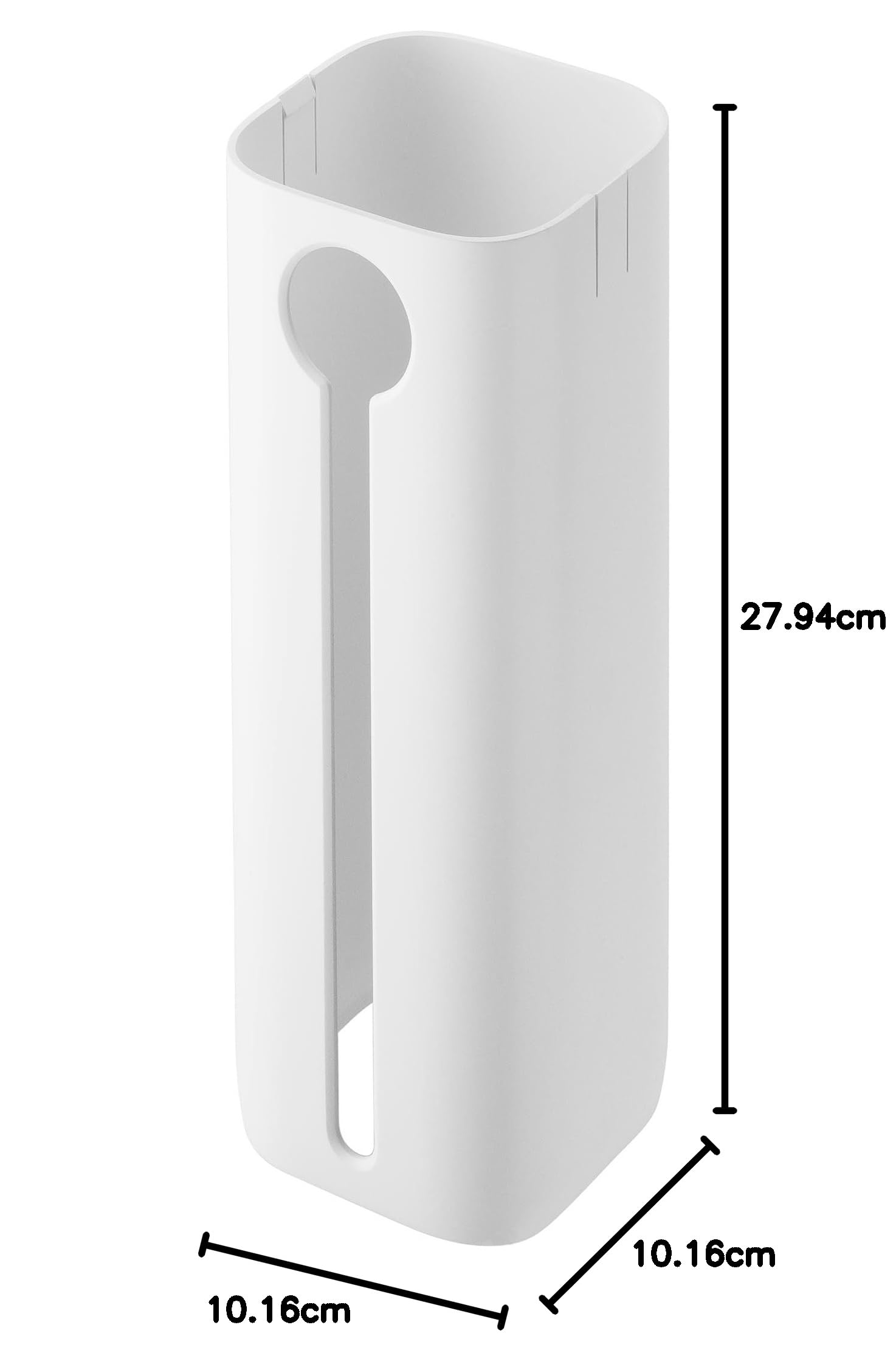 ZWILLING Fresh & Save Cube Box Contenedor de almacenamiento de alimentos, pequeño extra alto, color blanco