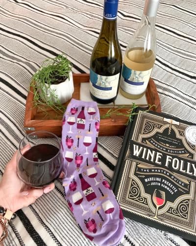 Hot Sox Women's Fun Cocktail Drinks Crew Socks-1 Pair Pack-Happy Hour Cool & Funny Gifts2