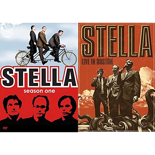 Stella 2 Pack (Complete Season One + PLUS Stella Live In Boston) 3 Disc - 4.5 Hour DVD Set - Michael Ian Black, Michael Showalter, David Wain, Logan Anderson, Elizabeth Banks