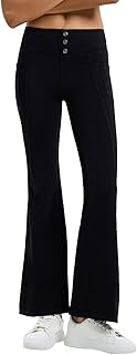 Pantalones vaqueros para mujer con cintura alta y alto porcentaje elástico para deporte y fitness, pantalones casuales chalecos