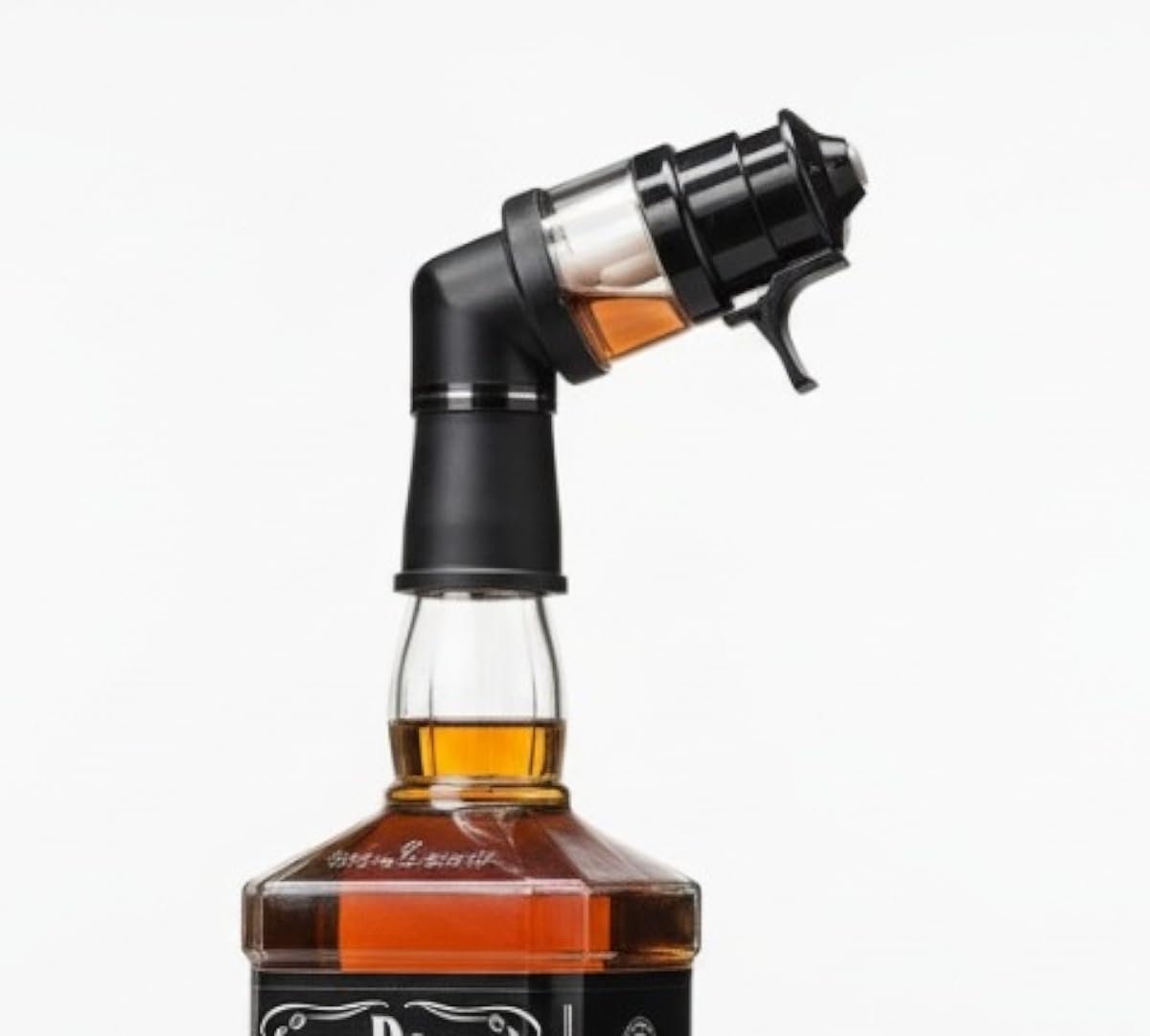 Spirituosendosierer 2 cl mit Zählwerk + Alu Wandhalterung | Dosiergerät | Portionierer | Schankkontrolle | Gastronomiequalität | Bar |