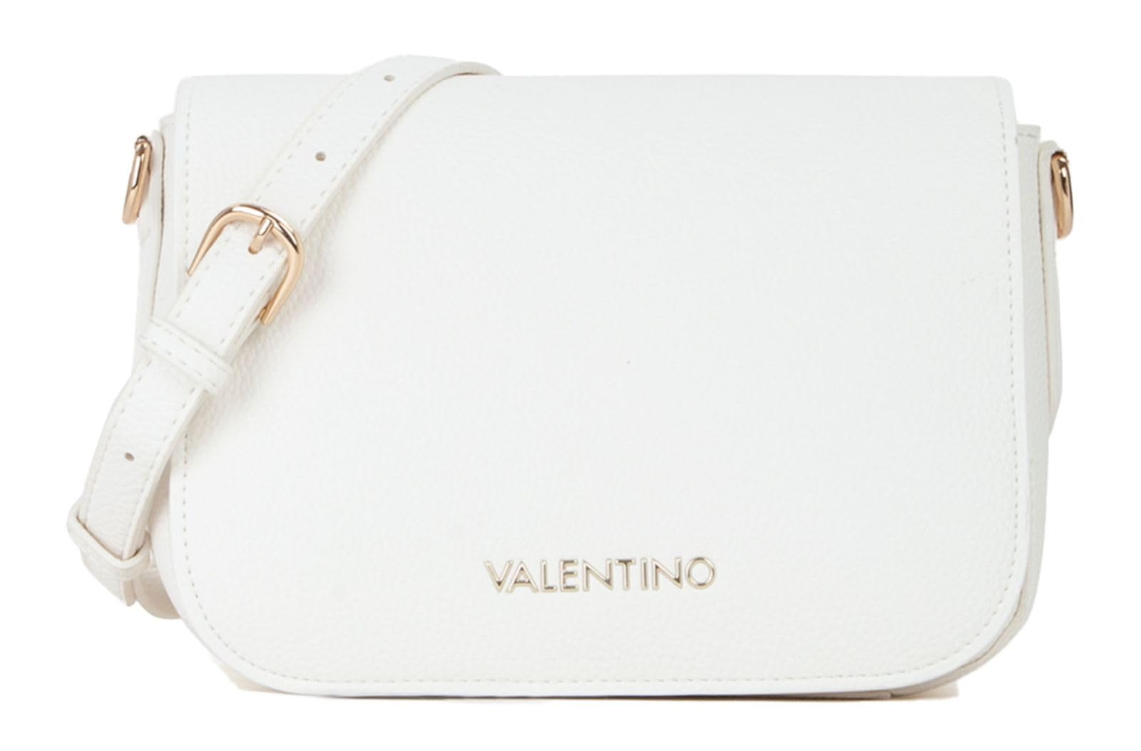 VALENTINO Women's Brixton Bag, White, ESTANDAR