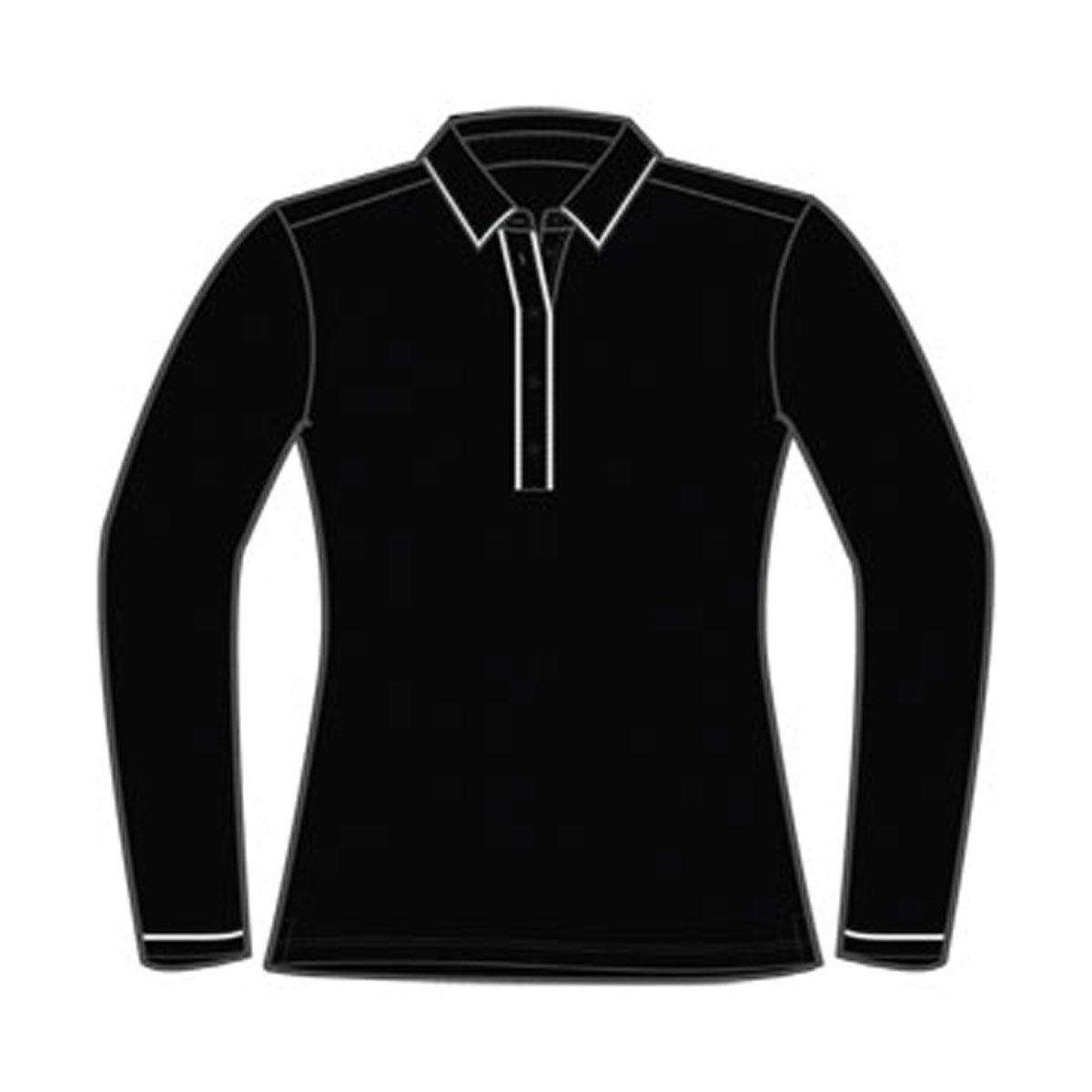 adidas Golf Women's Puremotion Piped Long Sleeve Polo