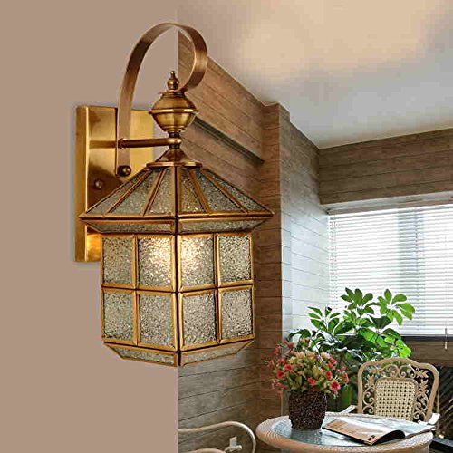 Sconces d'art en cuivre H65 au style moderne et rustique de prestige